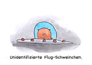 Unidentifziertes Flug-Schweinchen