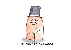 Hüte machen Schweine