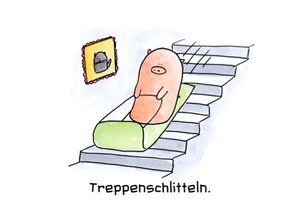 Treppenschlitteln