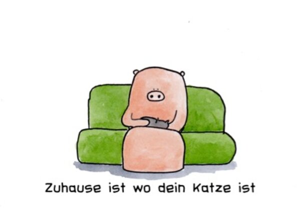 Zuhause ist wo deine Katze ist