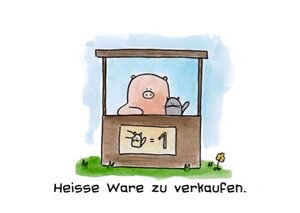 Heisse Ware zu verkaufen
