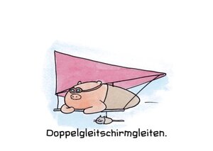 Doppelgleitschirmgleiten