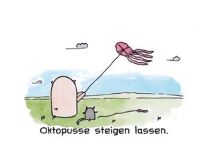 Oktopusse steigen lassen