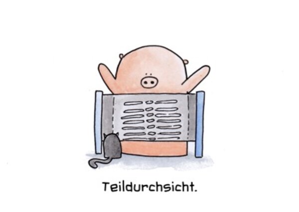 Teildurchsicht