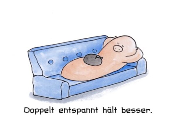 Doppelt entspannt hält besser
