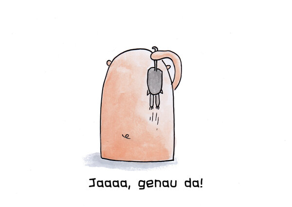 Jaaa, genau da!