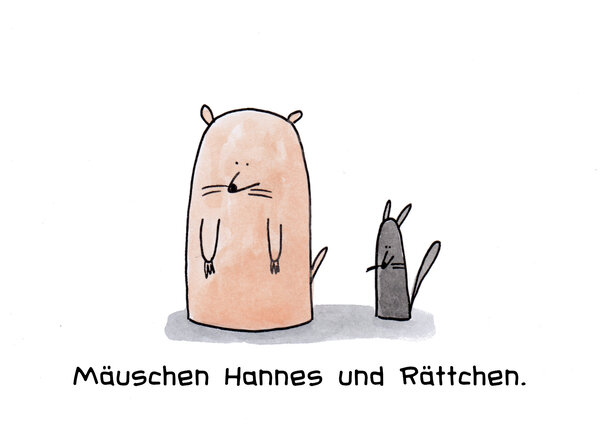 Mäuschen Hannes und Rättchen