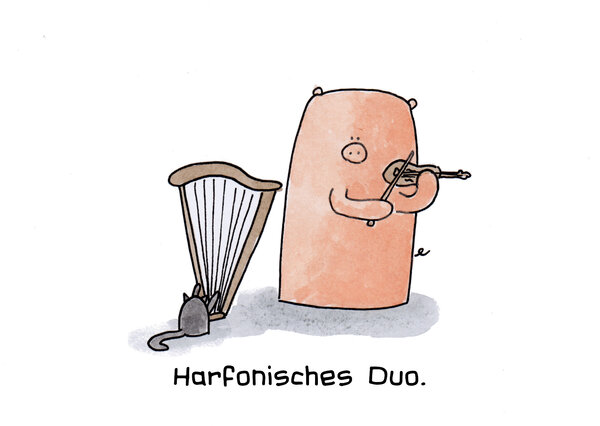 Harfonisches Duo
