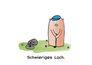 Schwieriges Loch