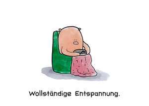 Wollständige Entspannung