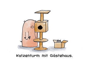 Katzenturm mit Gästehaus