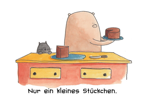 Nur ein kleines Stückchen