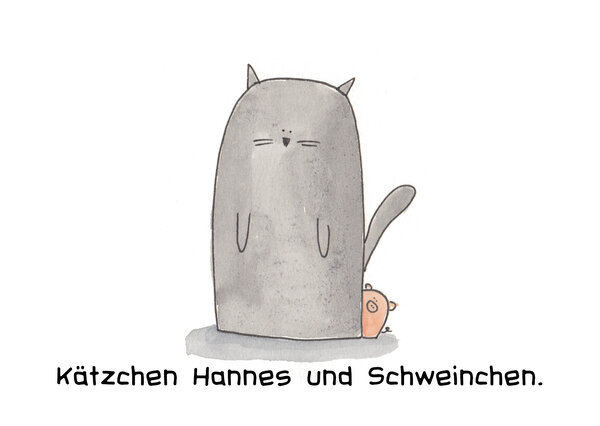 Kätchen Hannes und Schweinchen