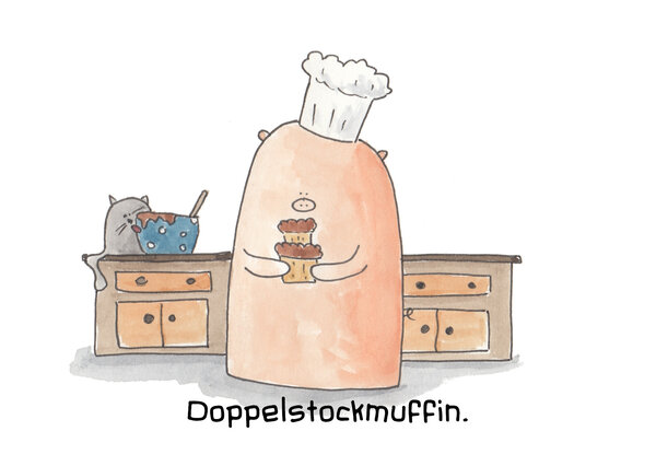 Doppelstockmuffin