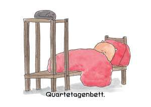 Quartetagenbett