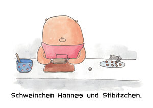 Schweinchen Hannes und Stibitzchen